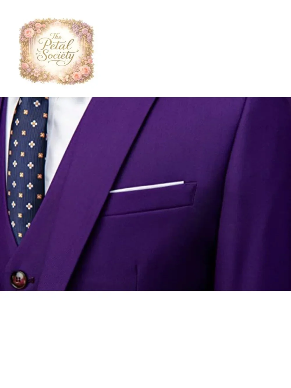 UNINUKOO Men's Slim Fit Two-Button Blazer Suit Jacket